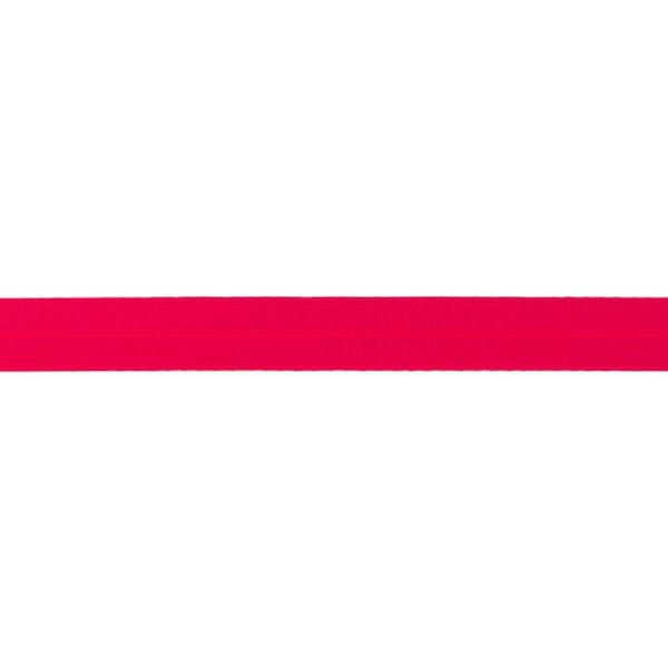 Elastisches Schrägband Breite 20 mm - fuchsia matt